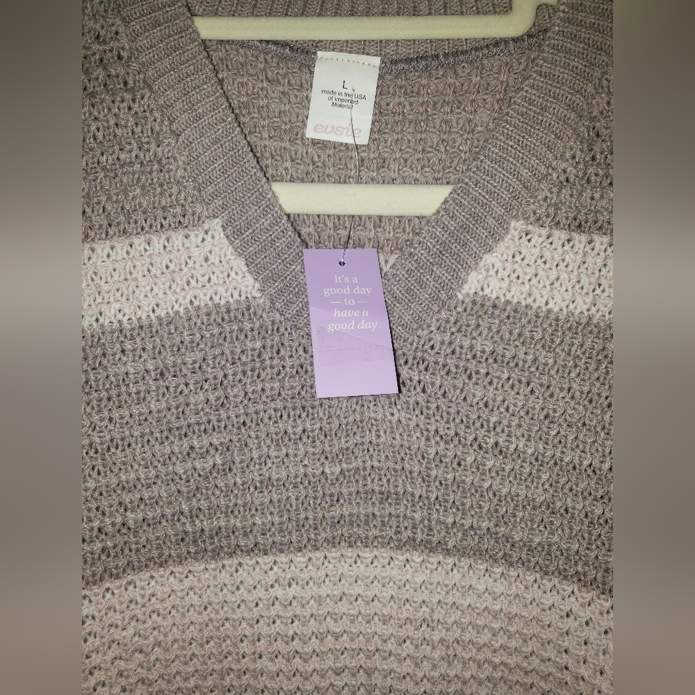 💖 Girls Striped Sweater Vest - Picture 9 of 16